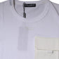 Dolce & Gabbana White Cotton Crew Neck Short Sleeves T-shirt