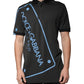Dolce & Gabbana Black Logo Print Collared Cotton Polo T-shirt