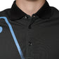 Dolce & Gabbana Black Logo Print Collared Cotton Polo T-shirt