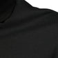 Dolce & Gabbana Black Logo Print Collared Cotton Polo T-shirt