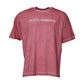 Dolce & Gabbana Pink Logo Print Cotton Crew Neck T-shirt