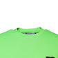 Dolce & Gabbana Green Logo Polyester Crew Neck T-shirt