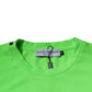 Dolce & Gabbana Green Logo Polyester Crew Neck T-shirt