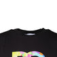 Dolce & Gabbana Black Logo Print Cotton Crew Neck T-shirt