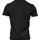 Dolce & Gabbana Black Cotton Crew Neck Short Sleeves T-shirt