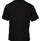 Dolce & Gabbana Black Logo Print Cotton Crew Neck T-shirt