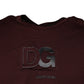 Dolce & Gabbana Brown Logo Print Cotton Crew Neck T-shirt