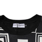 Dolce & Gabbana Black Logo Monogram Cotton Crew Neck T-shirt