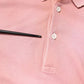 Dolce & Gabbana Pink Crown Collared Short Sleeve Polo T-shirt