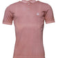 Dolce & Gabbana Pink Crown Collared Short Sleeve Polo T-shirt