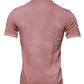 Dolce & Gabbana Pink Crown Collared Short Sleeve Polo T-shirt