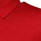 Dolce & Gabbana Red Cashmere Collared Pullover Sweater
