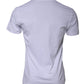 Dolce & Gabbana White Logo Print Cotton Crew Neck T-shirt