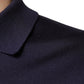 Dolce & Gabbana Blue Silk Collared Short Sleeves Polo T-shirt