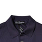 Dolce & Gabbana Blue Silk Collared Short Sleeves Polo T-shirt
