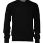Dolce & Gabbana Black Logo Wool Crew Neck Pullover Sweater