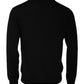 Dolce & Gabbana Black Logo Wool Crew Neck Pullover Sweater