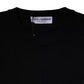Dolce & Gabbana Black Logo Wool Crew Neck Pullover Sweater