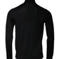Dolce & Gabbana Black Cashmere Turtleneck Pullover Sweater