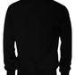 Dolce & Gabbana Black Logo Wool Crew Neck Pullover Sweater