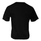 Dolce & Gabbana Black DG Logo Crew Neck Short Sleeve T-shirt