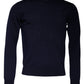 Dolce & Gabbana Blue DG Logo Wool Crew Neck Pullover Sweater