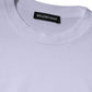 Balenciaga White Logo Cotton Jersey Crew Neck Short Sleeves T-shirt