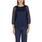 Street One Blue Polyester Blouse