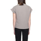 Jacqueline De Yong Beige Cotton Blouse