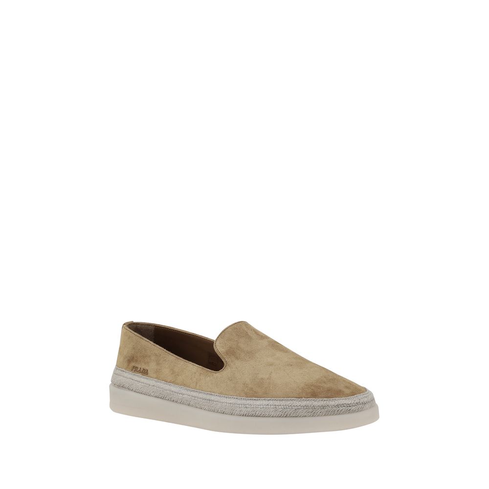 Prada Suede Loafers