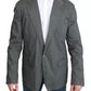 Dolce & Gabbana Gray Cotton Single Breasted Formal Blazer