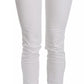 Dolce & Gabbana White Crystal Embellished Skinny Jeans