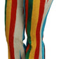 Dolce & Gabbana Multicolor Flared Riga Pittorica Pants
