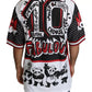 Dolce & Gabbana White King Panda Polyester T-shirt Top