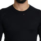 Dolce & Gabbana Black Cashmere Crew Neck Sweatshirt Sweater
