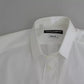 Dolce & Gabbana White Cotton Formal Dress Top GOLD Shirt