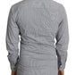 Dolce & Gabbana Gray SICILIA Dotted Semi Fitted Formal Shirt