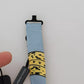 Dolce & Gabbana Light Blue Banana Print Silk Men Neck Bow Tie