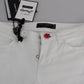 Dolce & Gabbana White Cotton Distressed Pretty Fit Denim Jeans