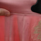 Dolce & Gabbana Pink Lace Trimmed Silk Satin Wide Legs Pants