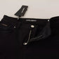 Dolce & Gabbana Black Cotton Stretch Skinny Denim Jeans