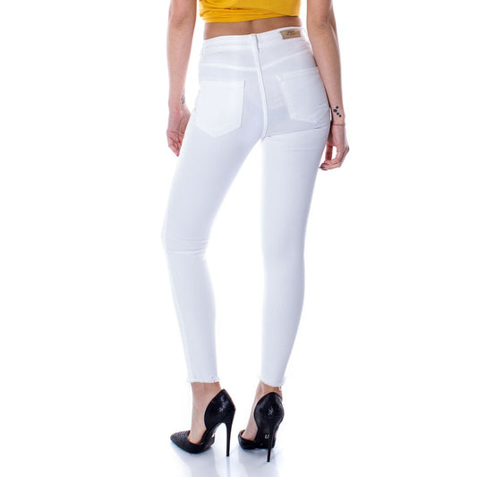 Only White Cotton Jeans & Pant