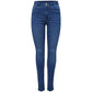 Only Light Blue Cotton Jeans & Pant