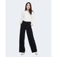 Jacqueline De Yong Black Polyester Pant