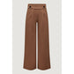 Jacqueline De Yong Brown Polyester Pant