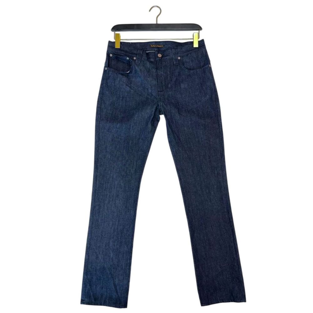 Nudie Jeans Blue Cotton Jeans Denim