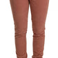Dolce & Gabbana Pink Cotton Corduroy Skinny Jeans