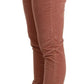 Dolce & Gabbana Pink Cotton Corduroy Skinny Jeans