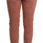 Dolce & Gabbana Pink Cotton Corduroy Skinny Jeans