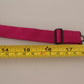 Dolce & Gabbana Pink 100% Silk Adjustable Neck Bow Tie Men Mens